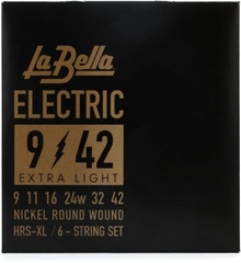 La Bella HRS-XL Nickel Electric Guitar Strings - .009-.042 Extra Light