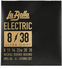 La Bella HRS-UL Electric Guitar Strings - .008-.038 Ultra Light