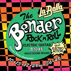 La Bella B1046 Bender Electric Guitar Strings - .010 -.046 Regular