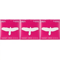 PRS Classic Electric Guitar Strings - .009-.042 Ultra Light 3-pack