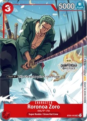 Roronoa Zoro - ST01-013 - P (Treasure Cup)