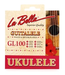La Bella GL100 Guitalele/Guilele/Guitarlele Strings - .029-.041 Wound 4th