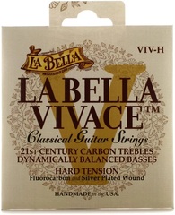La Bella VIV-H Vivace Fluorocarbon Classical Guitar Strings - Hard Tension