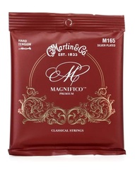 Martin M165 Classical Magnifico Premium Silver-Plated Tie End Guitar Strings - Hard Tension