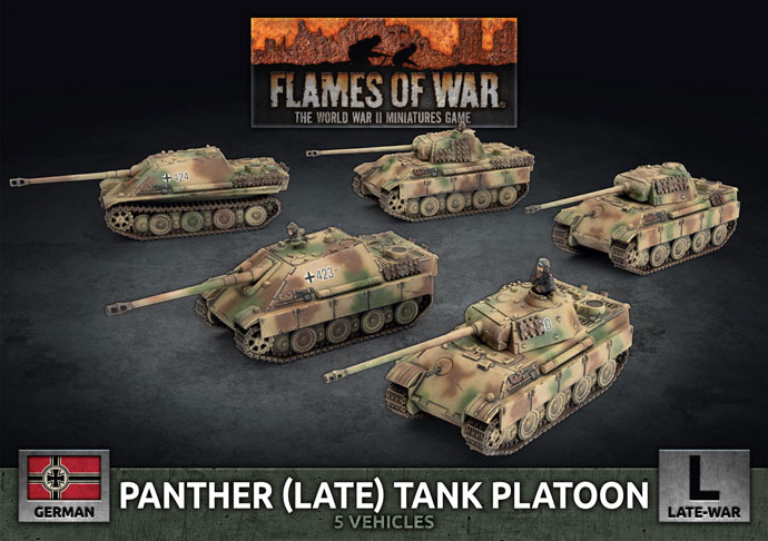 Panther (Late) Tank Platoon (GBX181)