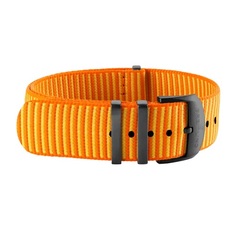 Breitling - Orange Outerknown Econyl-Yarn Single-Piece Strap (With DLC-Coated Stainless Steel Keepers) - 22 MM 144W.M