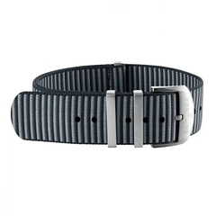 Breitling - Grey Outerknown Econyl -Yarn Single-Piece Strap (With Stainless Steel Keepers) - 18 MM 124W.A