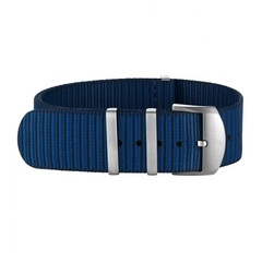 Breitling - Dark Blue Outerknown Econyl-Yarn Single-Piece Strap (With Stainless Steel Keepers) - 20 MM 130W.A