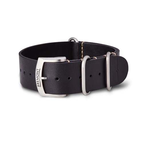 Bremont -  Nato Strap - Hambleden Leather - Black