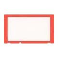 Nintendo Switch Super Hard Screen Protection Glass Panel, Frame Color Version Red