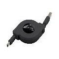 Nintendo Switch US Retractable Charging Cable / Black