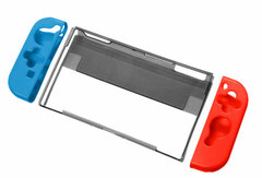 Premium Protect Cover Separate (for SWITCH OLED) Clear Black x Neon