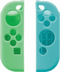 Silicon Grip Cover Set Light Green x Light Blue (for Switch)