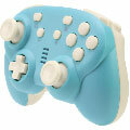 Wireless Gyro Controller Mini Light Blue x Cream (for Switch)