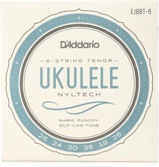 D'Addario EJ88T-6 Nyltech Natural Nylon Tenor Ukulele Strings - 6-string