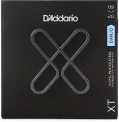 D'Addario XTJ0920 XT Nickel Plated Steel Banjo Strings - .009-.020 Light 5-string