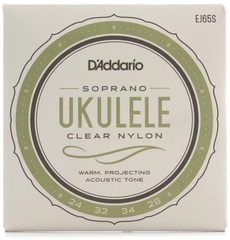 D'Addario EJ65S Pro-Arte Custom Extruded Nylon Soprano Ukulele Strings - .024-.034
