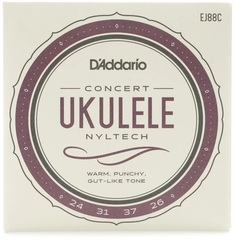 D'Addario EJ88C Nyltech Natural Nylon Concert Ukulele Strings