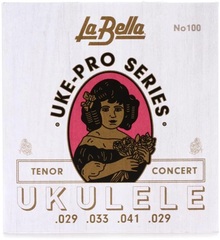 La Bella 100 Uke-Pro Nylon Concert/Tenor Ukulele Strings - .028-.048