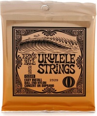 Ernie Ball 2329 Clear Nylon Concert/Soprano Ball End Ukulele Strings