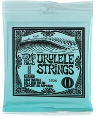 Ernie Ball 2326 Black Nylon Ball End Concert/Soprano Ukulele Strings