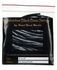 Road Toad Music Pahoehoe U-Bass Strings - Blakc 5-string