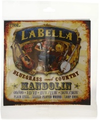 La Bella 770L Silver-plated Mandolin Strings - .009-.039 Light