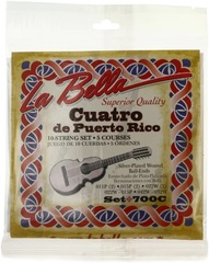 La Bella 700C Puerto Rican Cuatro Strings