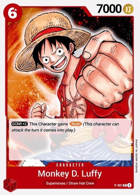 Monkey D. Luffy - P-001 - P (Promotion Pack 2022)