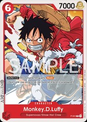 Monkey.D. Luffy - P-001 - P Monkey.D.Luffy (Super Pre-Release) (Participant)