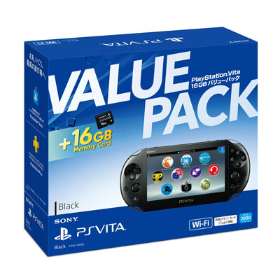 PS Vita 16GB Value Pack / Black