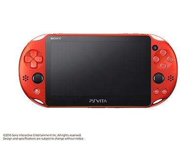 PS Vita Wi-Fi Model Metallic Red