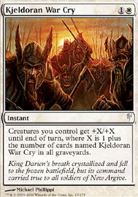 Kjeldoran War Cry - Foil