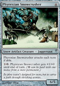 Phyrexian Snowcrusher - Foil