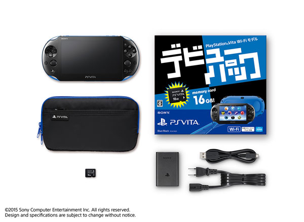 PlayStation Vita Debut Pack Wi-Fi Model Blue/Black