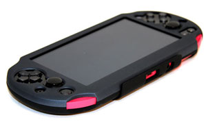 PS Vita2000 Rubber Case (Gun Metallic x Black)
