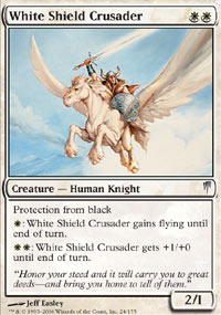 White Shield Crusader - Foil