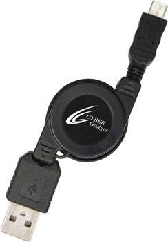 PS Vita 2000 CYBER Micro USB Reel Cable