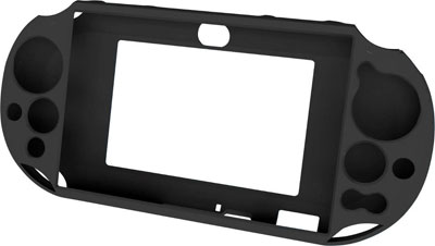 PS Vita 2000 CYBER Silicone Jacket (Black)
