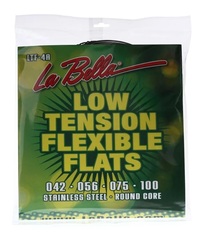 La Bella LTF-4A Low Tension Flexible Flats Bass Guitar Strings - .042-.100 4-string