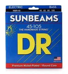DR Strings NMR-45 Sunbeams Nickel-Plated Bass Guitar Strings - .045-.105 Medium
