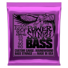 Ernie Ball 2831 Power Slinky Nickel Wound Electric Bass Guitar Strings - .055-.110
