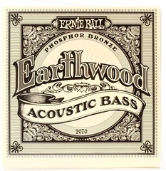 Ernie Ball 2070 Earthwood Phosphor Bronze Acoustic Bass Guitar Strings - .045-.095