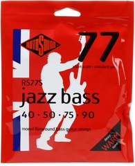 Rotosound RS77S Jazz 77 Monel Flatwound Bass Guitar Strings - .040-.090 Standard Short Scale 4-string