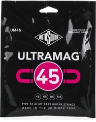 Rotosound UM45 UltraMag Type 52 Alloy Bass Guitar Strings - .045-.105 Standard 4-string