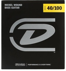 Dunlop DBN40100 Nickel Wound Steel Bass Guitar Strings - .040-.100 Light