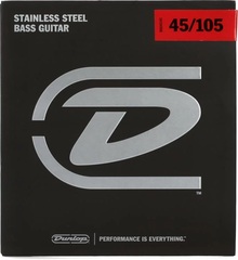 Dunlop DBS45105 Stainless Steel Bass Guitar Strings - .045-.125 Medium