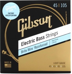 Gibson Accessories SBG-SSL Brite Wire Electric Bass Guitar Strings - .045-.105 Light Short Scale