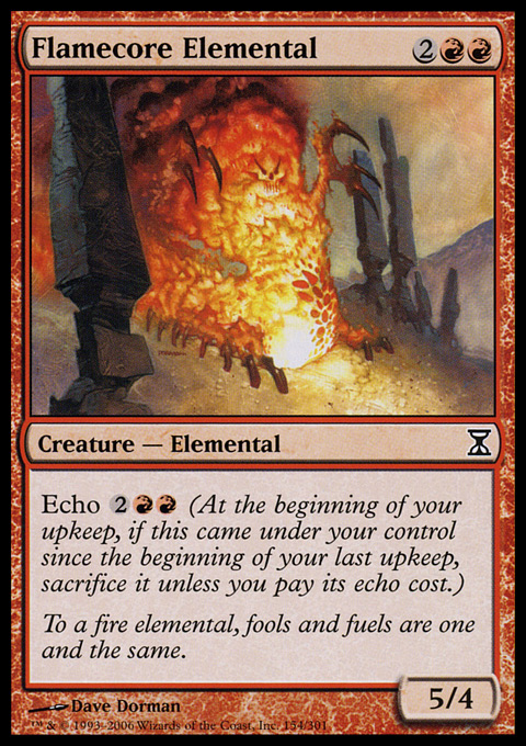 Flamecore Elemental - Foil Flamecore Elemental - Foil