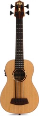 Kala U-Bass Solid Cedar Pau Ferro Acoustic-Electric Bass Guitar - Natural Satin